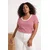 Trendyol Curve Ženska majica TBBSS26BF00038, Crvena