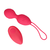 Loveline Vibrating Egg with Remote Control Strawberry Red