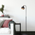 Opviq Yildo NT 146 Podna lampa, Crna
