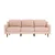 ATELIER DEL SOFA Sofa sa 3 sedišta Robin Extra 3 Salmon Walnut