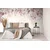 Samolepilna tapeta nežen dotik narave v rožnati - 539x363