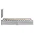 Krevet s od storage Siva Sonoma 100 x 200 cm Konstruirano drvo