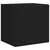 Zidni TV ormarić s LED svjetlima crni 40,5 x 35 x 40 cm