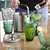 Florina Tropic steklen vrček za vodo 335 ml zelen
