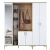 Hanah Home Komplet predsoblja EA131-2801, 180x37.5x198.6 cm, Beli