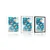 Plakat s paspartujem preplet kamnov - 60x90 silver