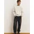 Pull&Bear Pulover naravno bela