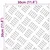 Vidaxl Stopnice Kvadrat 2 szt. srebrna 30 x 30 cm Aluminij