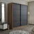 Hanah Home Garderober Kale-7163, 220x210x60 cm, Antracit