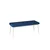 Hanah Home klupa Pera Bench, 105 cm, teget / bela