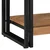 Vidaxl Konzolna miza Rjava 90 x 33 x 75 cm Masiven les akacije