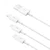 BASEUS 3-v-1 kabel Superior Series USB-A – USB-C/Lightning/micro USB 3,5 A, 1 m – bel