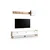 Hanah home TV Komoda Sumer E4020 Hrast-Bela