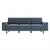 Atelier del Sofa Trosed Sparrow Extra 3, 238x89x87 cm, Plavi