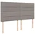 vidaXL Box spring postelja z vzmetnico taupe 180x200 cm blago