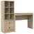 Stol s ladicama s policom s pohranom 2 pcs Sonoma hrast