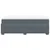 Vidaxl Box spring posteljni z vzmetnico temno siv 140x190 cm žamet