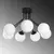 Opviq Luster Orion-13966, 65cm, IP20, Crno-beli