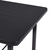 Barski stol crni 120 x 60 x 110 cm MDF