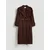 Reserved - LADIES` COAT & BELT - tamno braon - VZ746-89X