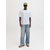 JACK & JONES Majica JJEArchive modra / bela
