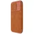 Maska na preklop Nillkin Qin Pro za iPhone 15 Pro braon