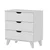HANAH HOME Komoda Valencia 3 White