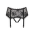 Halter pojas Behindy crne boje - S/M