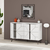 Hanah Home Komoda Dune 123x62,4x35cm Bela