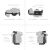 SmallRig HawkLock Quick Release Cage Kit for Panasonic LUMIX GH7/GH6 4825