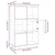 Visoka komoda 74 x 35 x 117 cm od masivne borovine