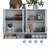 Hanah Home Kuhinjski element JE199-3812, 120x61.8x27.5 cm, Beli