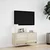 Zidni TV ormarić s LED svjetlima boja hrasta sonome 80x31x38 cm