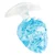 ToyJoy Anal Play Crystal Butt Plug Large Blue