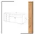 Wallity Komoda Lavina 140x86x40cm Hrast-Bela
