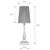 Markslöjd 108969 - Stona lampa NOBLE 1xE14/40W/230V 56 cm bela/mesing