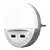 Osram - LED noćna lampica za utičnicu sa senzorom LUNETTA 2xUSB LED/13W/230V
