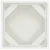 Sadilica 2 pcs Bijelo 40 x 40 x 75 cm Čelik
