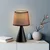 Opviq Stona lampa Kona-15481, Crno-braon