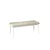 Hanah Home klupa Arwen Bench, 105 cm, krem / bela