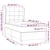 Den Box spring postelja z vzmetnico temno rjava 80x200 cm blago