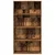 Regal za knjige boja staro drvo 80x30x152 cm konstruirano drvo