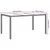 Stol za vrt Crna 150 x 90 x 75 cm poliratan