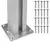 Ograda za kante za smeće Siva 237 x 85 x 115 cm Aluminij i WPC