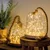 Lumineo Lampice za jelku, 1.95 m, 40 lampica, Unutrašnje, Srebrna žica/baterije, LED, Svetlo toplo belo
