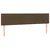 Vidaxl Box spring postelja z vzmetnico temno rjava 180x200 cm blago