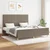 Vidaxl Posteljni okvir brez vzmetnice taupe 180x200 cm blago