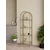 Hanah Home Idil polica za knjige 47 × 158 × 30 cm, zlatna / providno staklo
