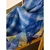 Modra odeja iz mešanice volne 140x200 cm Loom – Hübsch