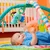 KIDS II BRIGHT STARTS podloga za igru WILD WIGGLES, 0m+, Zelena